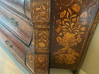 Zeer uitzonderlijke vitrinekast van hollandse maraichere e - afbeelding 6 van  7