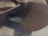 Zeer zware scheepsschroef in messing ø 1000 h 240mm - afbeelding 4 van  5