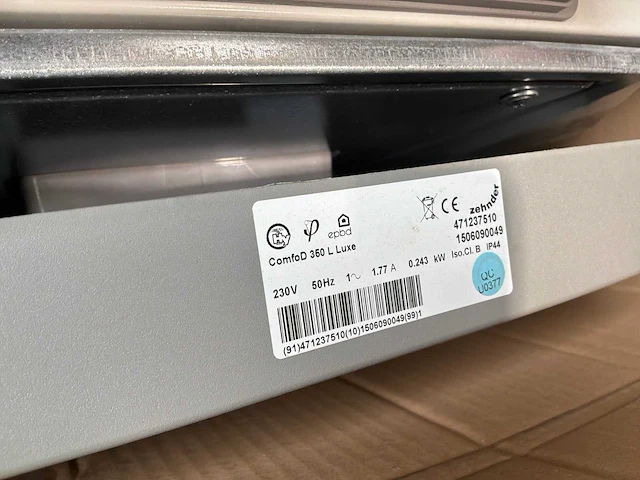 Zehnder comford 350 l luxe ventilatiesysteem - afbeelding 6 van  6