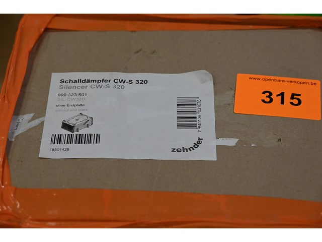 Zehnder silencer - afbeelding 1 van  1