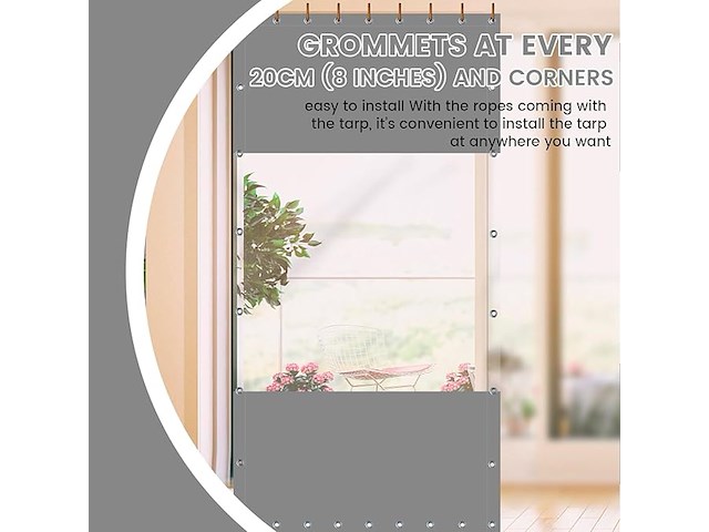 Zeildoek 2 x 2,5 m - afbeelding 3 van  4