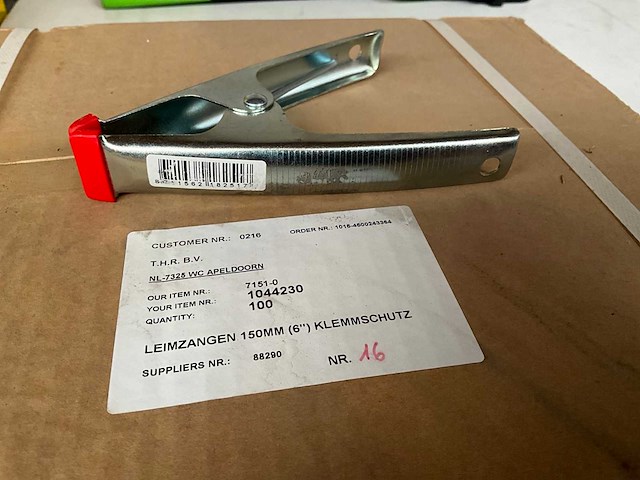 Zeilklem 150 mm (100x) - afbeelding 2 van  3