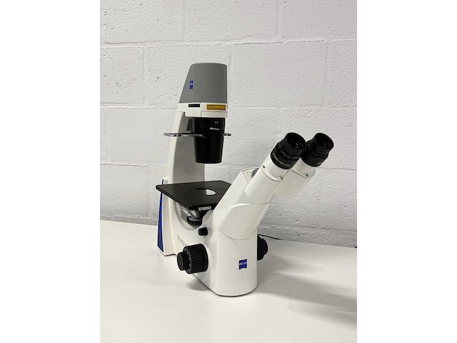 Zeiss - primovert omgekeerde microscoop - afbeelding 1 van  4