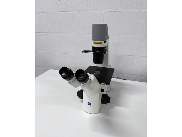 Zeiss - primovert omgekeerde microscoop - afbeelding 1 van  4