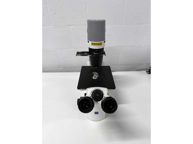 Zeiss - primovert omgekeerde microscoop - afbeelding 2 van  4