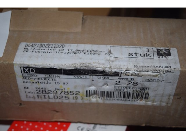 Zekering 10-175kv 292mm - afbeelding 3 van  3