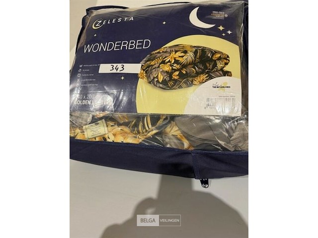 Zelast wonderbed golden leaves 240x200 - afbeelding 3 van  3