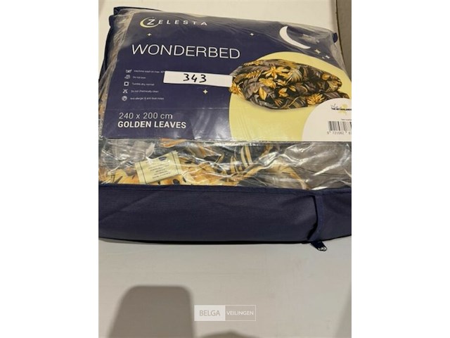 Zelast wonderbed golden leaves 240x200 - afbeelding 2 van  3