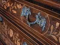 Zeldzaam hollands 18e-eeuws marqueterie kabinet... - afbeelding 5 van  6
