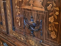 Zeldzaam hollands 18e-eeuws marqueterie kabinet... - afbeelding 6 van  6