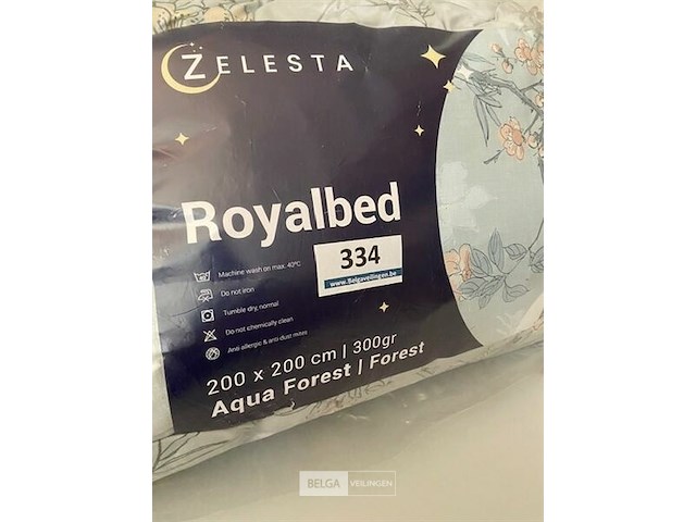 Zelesta aqua forest 200 x 200 300 gr - afbeelding 3 van  3