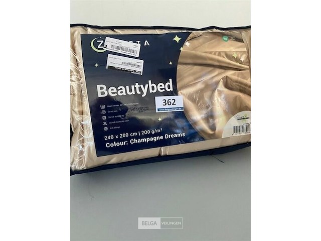 Zelesta beautybed 240 x 200 200 gr champagne dreams - afbeelding 2 van  3