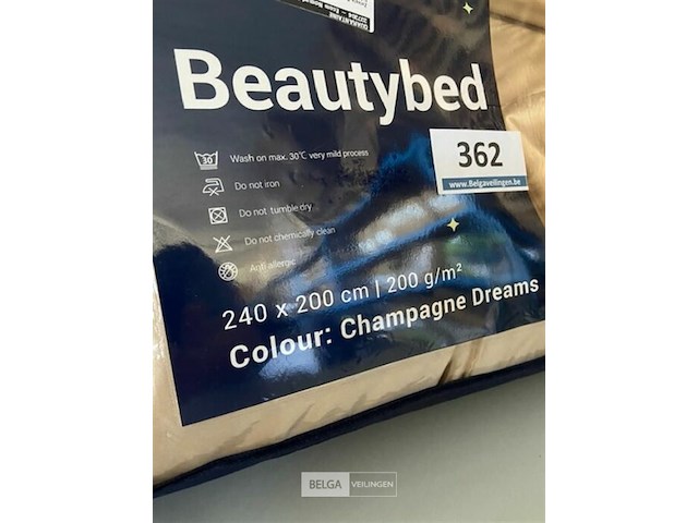 Zelesta beautybed 240 x 200 200 gr champagne dreams - afbeelding 3 van  3