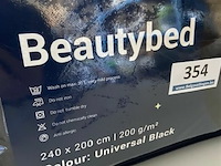 Zelesta beautybed 240 x 200 200 gr univesral black - afbeelding 3 van  3