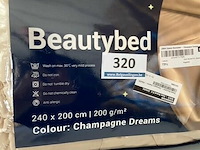 Zelesta beautybed champagne dreams 240 x 200 200 gr - afbeelding 3 van  3