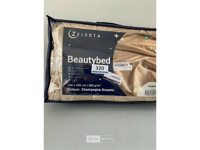 Zelesta beautybed champagne dreams 240 x 200 200 gr - afbeelding 2 van  3