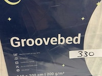Zelesta groovebed off white 140x200 200 gr - afbeelding 3 van  3