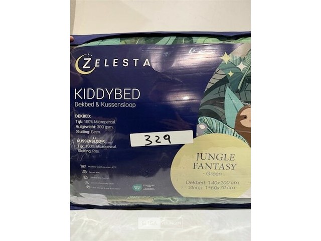 Zelesta kiddybed jungle fantasy 140x200 & kussensloop - afbeelding 3 van  3