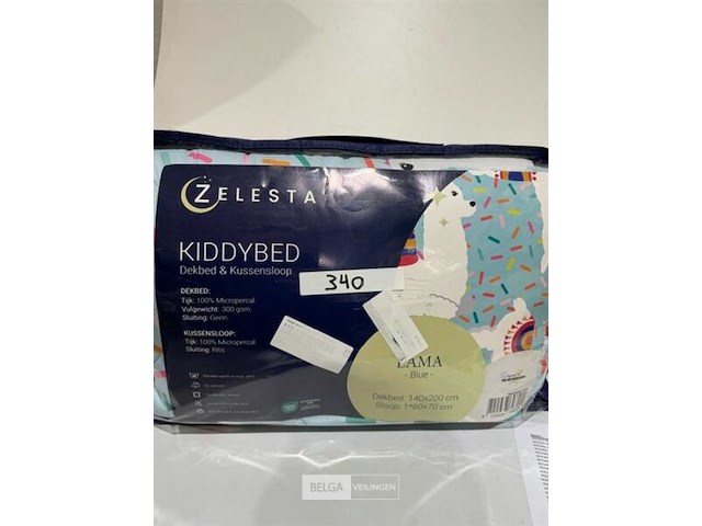 Zelesta kiddybed lama blue 140x200 300 gr - afbeelding 2 van  3