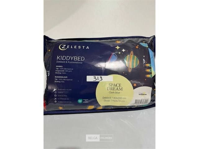 Zelesta kiddybed space dream dark blue 140x200 inclusief kussensloop - afbeelding 1 van  3