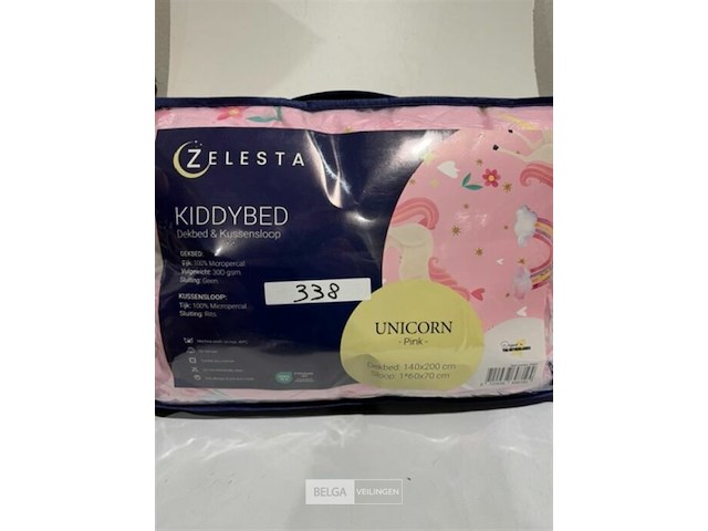Zelesta kiddybed unicorn pink 140x200 300 gr - afbeelding 2 van  3
