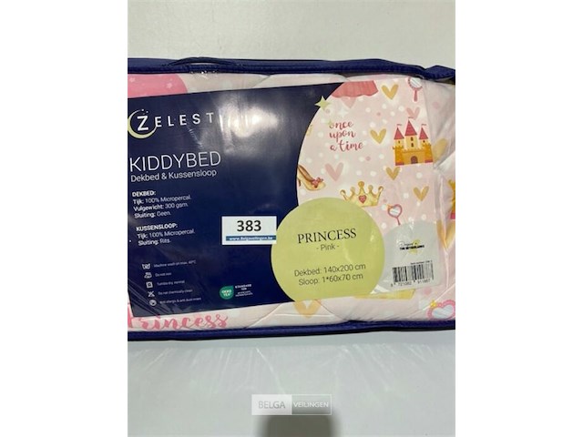 Zelesta kinderdekbed princess 140 x 200 inclusief 1 kussensloop - afbeelding 3 van  3