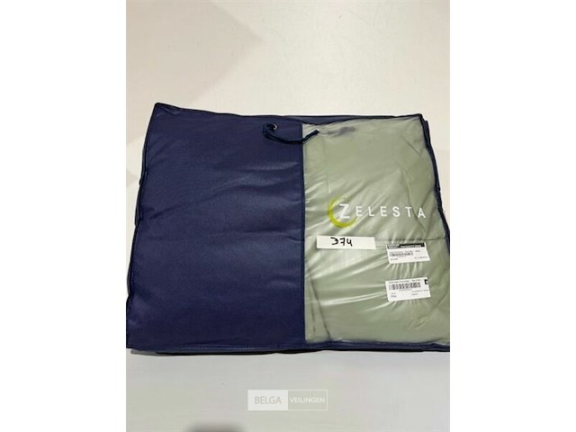 Zelesta premiumbed olive en mint 140x200 300 gr - afbeelding 2 van  3