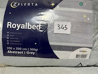 Zelesta royalbed abstract grey 200 x 200 300 gr - afbeelding 1 van  3