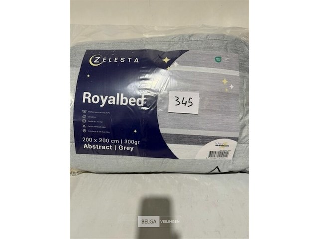 Zelesta royalbed abstract grey 200 x 200 300 gr - afbeelding 2 van  3