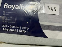 Zelesta royalbed abstract grey 200 x 200 300 gr - afbeelding 3 van  3