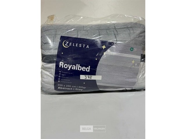 Zelesta royalbed abstract / grey 200x200 300 gr - afbeelding 2 van  3