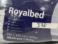 Zelesta royalbed abstract / grey 200x200 300 gr - afbeelding 3 van  3