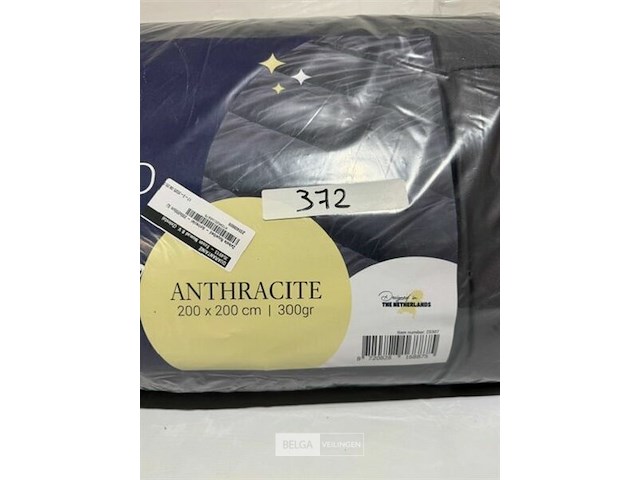 Zelesta royalbed anthracite 200x200 300 gr - afbeelding 3 van  3