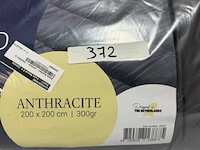 Zelesta royalbed anthracite 200x200 300 gr - afbeelding 3 van  3