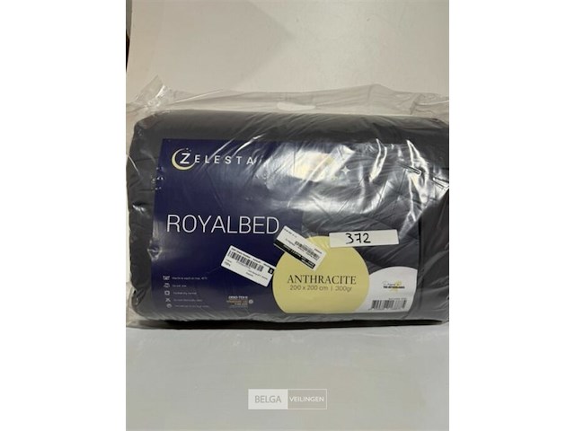 Zelesta royalbed anthracite 200x200 300 gr - afbeelding 2 van  3