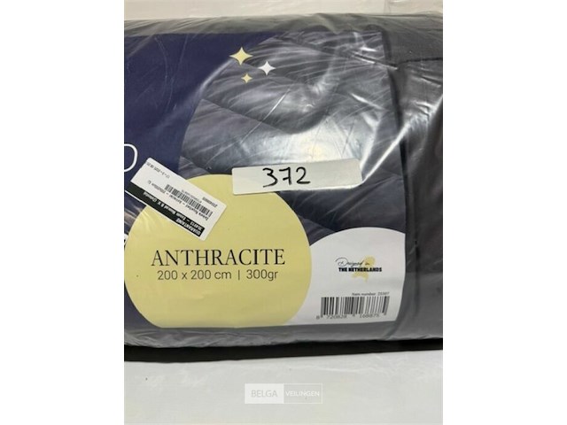 Zelesta royalbed anthracite 200x200 300 gr - afbeelding 3 van  3
