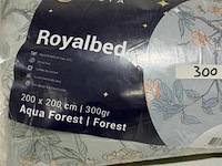 Zelesta royalbed aqua forest 200 x 200 300 gr - afbeelding 3 van  3