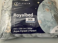 Zelesta royalbed aqua forest 200 x 200 300 gr - afbeelding 2 van  3