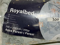 Zelesta royalbed aqua forest 200 x 200 300 gr - afbeelding 3 van  3
