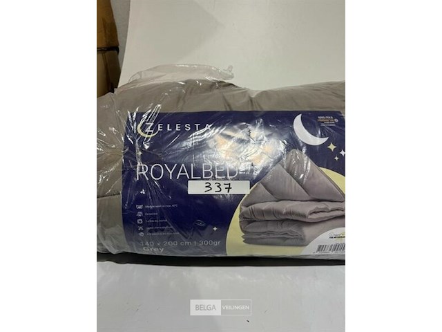 Zelesta royalbed een kleur 140 x 200 300 gr - afbeelding 1 van  3