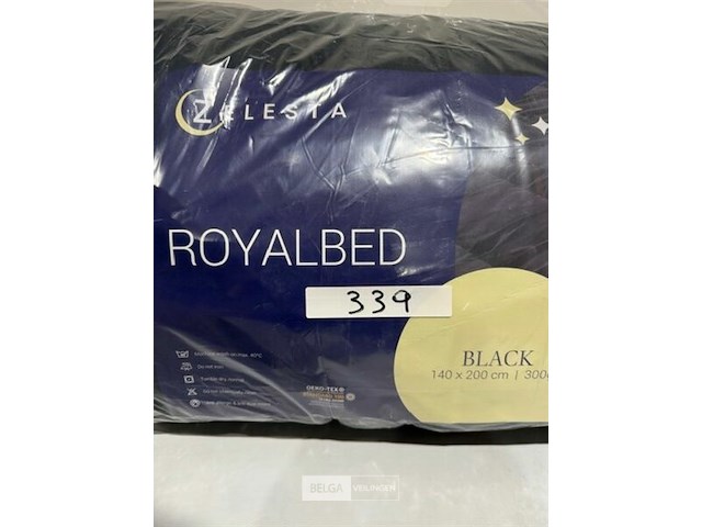 Zelesta royalbed een kleur 140 x 200 300 gr - afbeelding 3 van  3