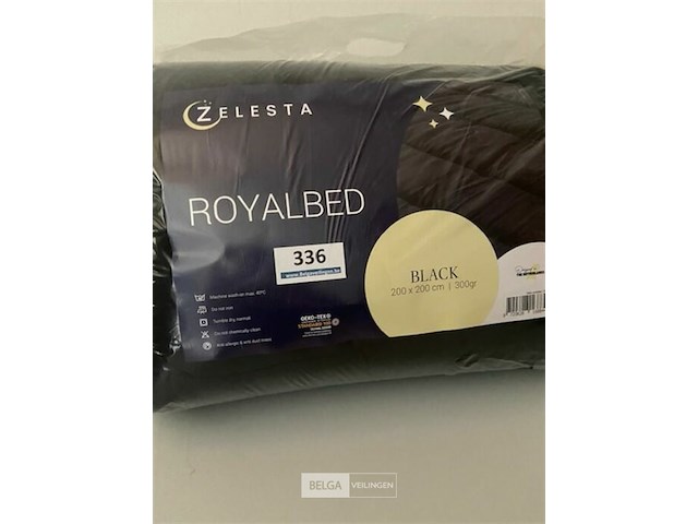Zelesta royalbed een kleur 200 x 200 300 gr - afbeelding 1 van  3