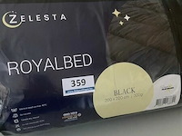Zelesta royalbed een kleur black 200 x 200 300 gr - afbeelding 1 van  3