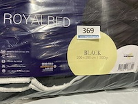 Zelesta royalbed een kleur black 200 x 200 300 gr - afbeelding 2 van  3