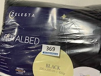 Zelesta royalbed een kleur black 200 x 200 300 gr - afbeelding 3 van  3