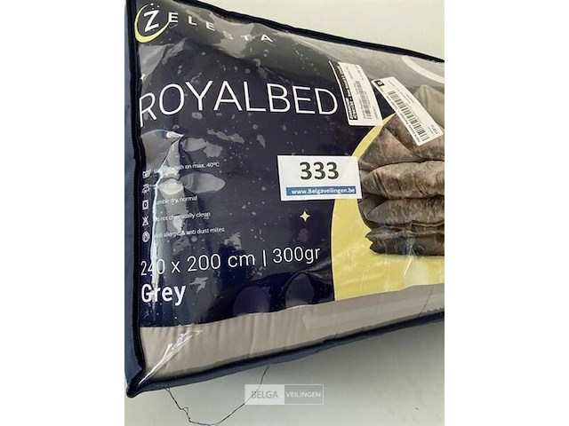 Zelesta royalbed een kleur grey 240 x 200 300 gr - afbeelding 3 van  3