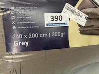 Zelesta royalbed een kleur grey 240 x 200 300 gr - afbeelding 3 van  3
