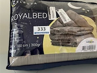 Zelesta royalbed een kleur grey 240 x 200 300 gr - afbeelding 2 van  3