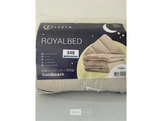 Zelesta royalbed een kleur sandbeach 200 x 200 300 gr - afbeelding 1 van  3