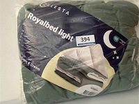 Zelesta royalbed light 140 x 200 green en cream 150 gr - afbeelding 3 van  3